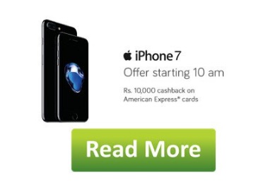India Desire : Get Extra Rs 10000 Off On Apple iPhone 7 & iPhone 7 Plus Through American Express Cards At Snapdeal
